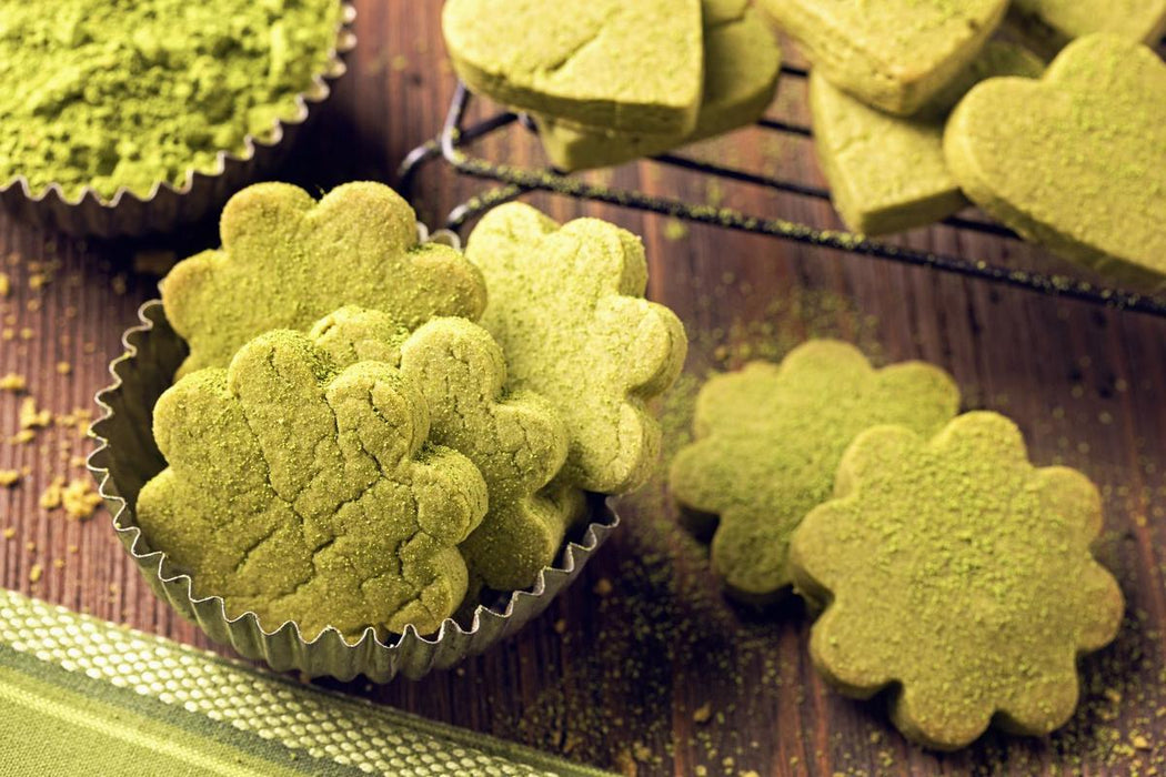Matcha Shortbread Biscuits Recipe