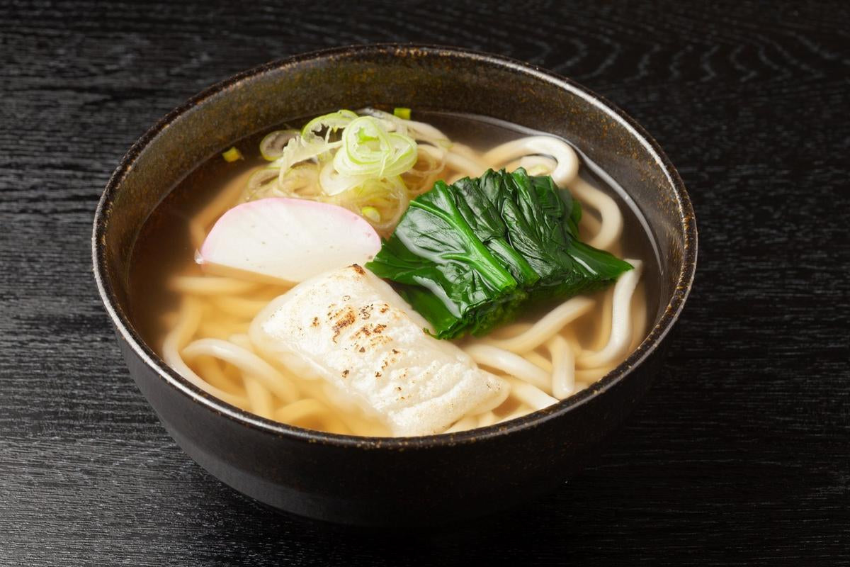 Chikara Udon Noodles with Mochi Rice Cakes Recipe