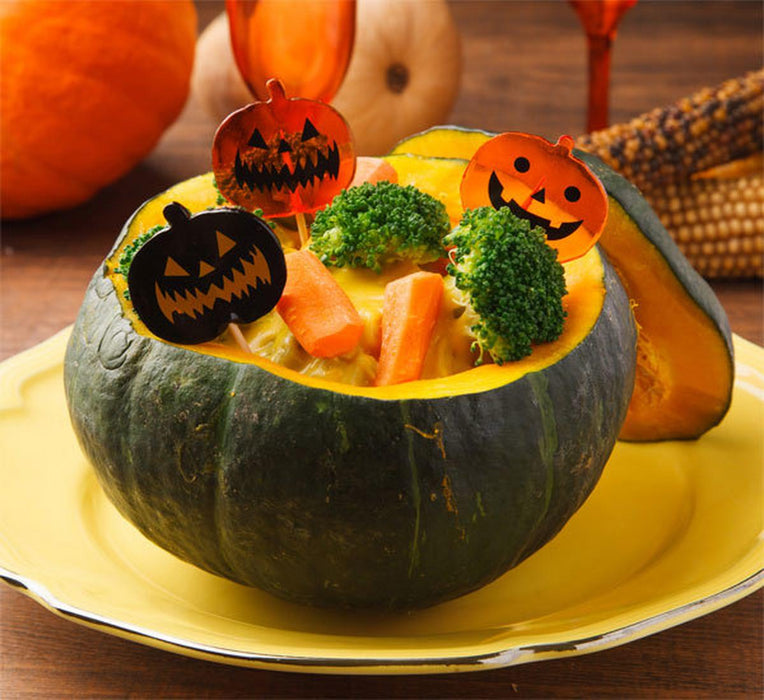 Halloween Japanese Kabocha Pumpkin Gratin Recipe