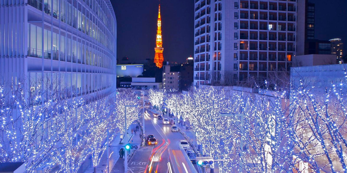 Tokyo Tower and Roppongi illumination