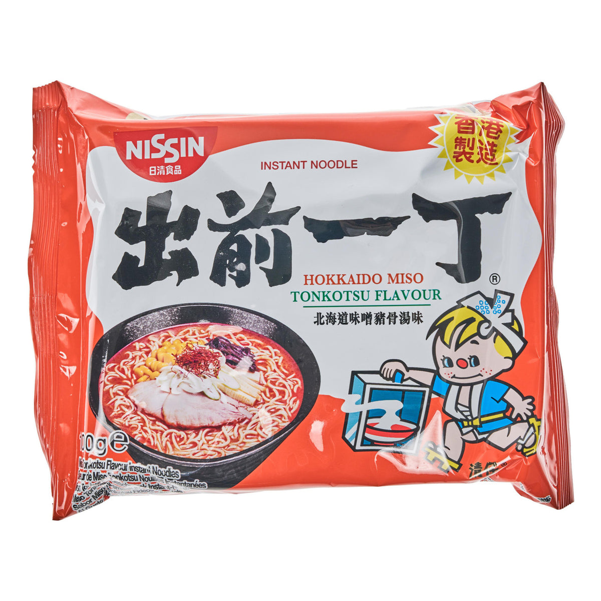 Nissin demae iccho miso and tonkotsu pork stock ramen hong kong