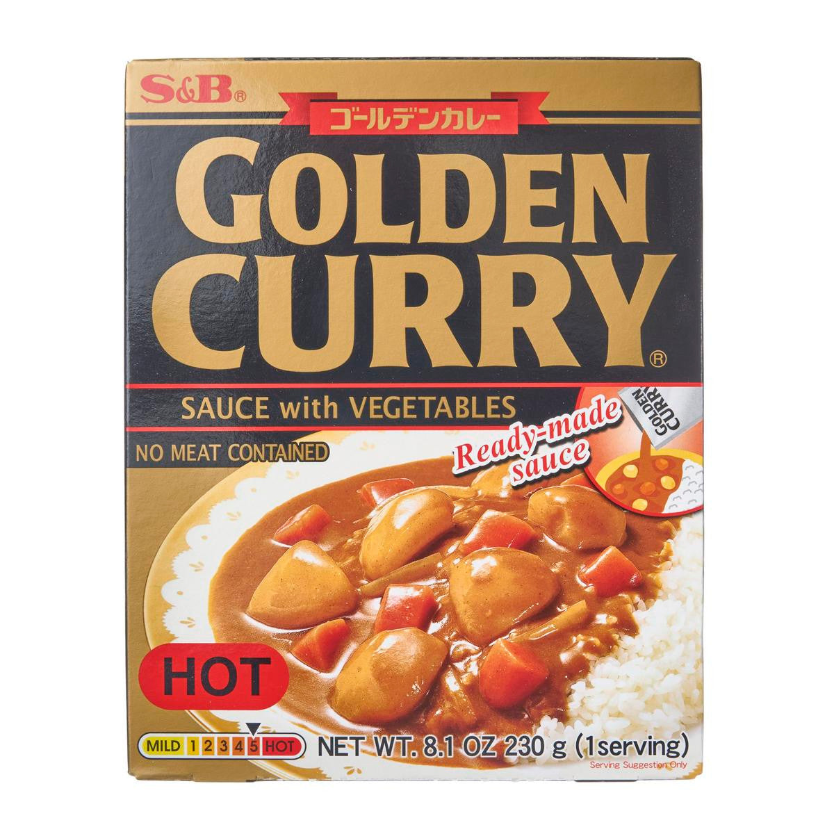 S b instant golden curry sauce hot