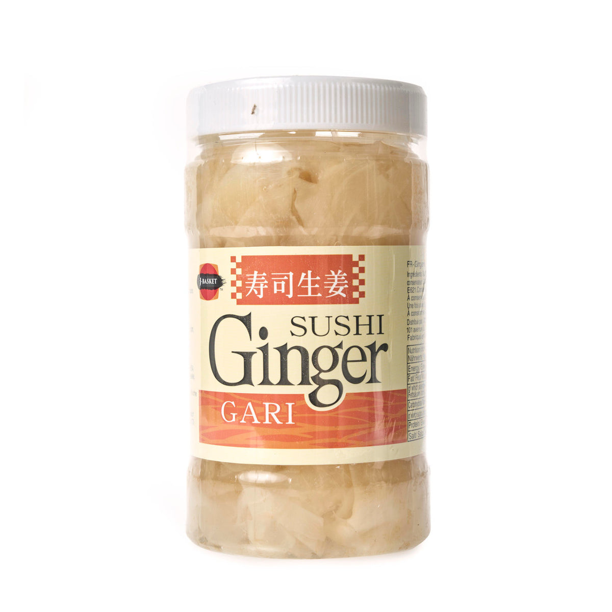 J basket gari pickled sushi ginger