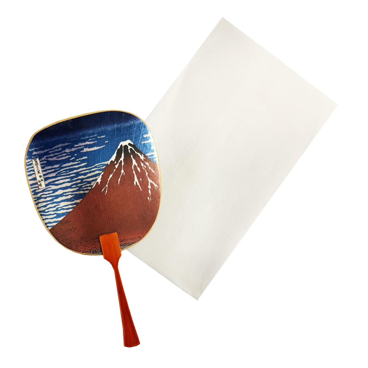 Hokusai's 'Mount Fuji on Fine Day' Fan Card