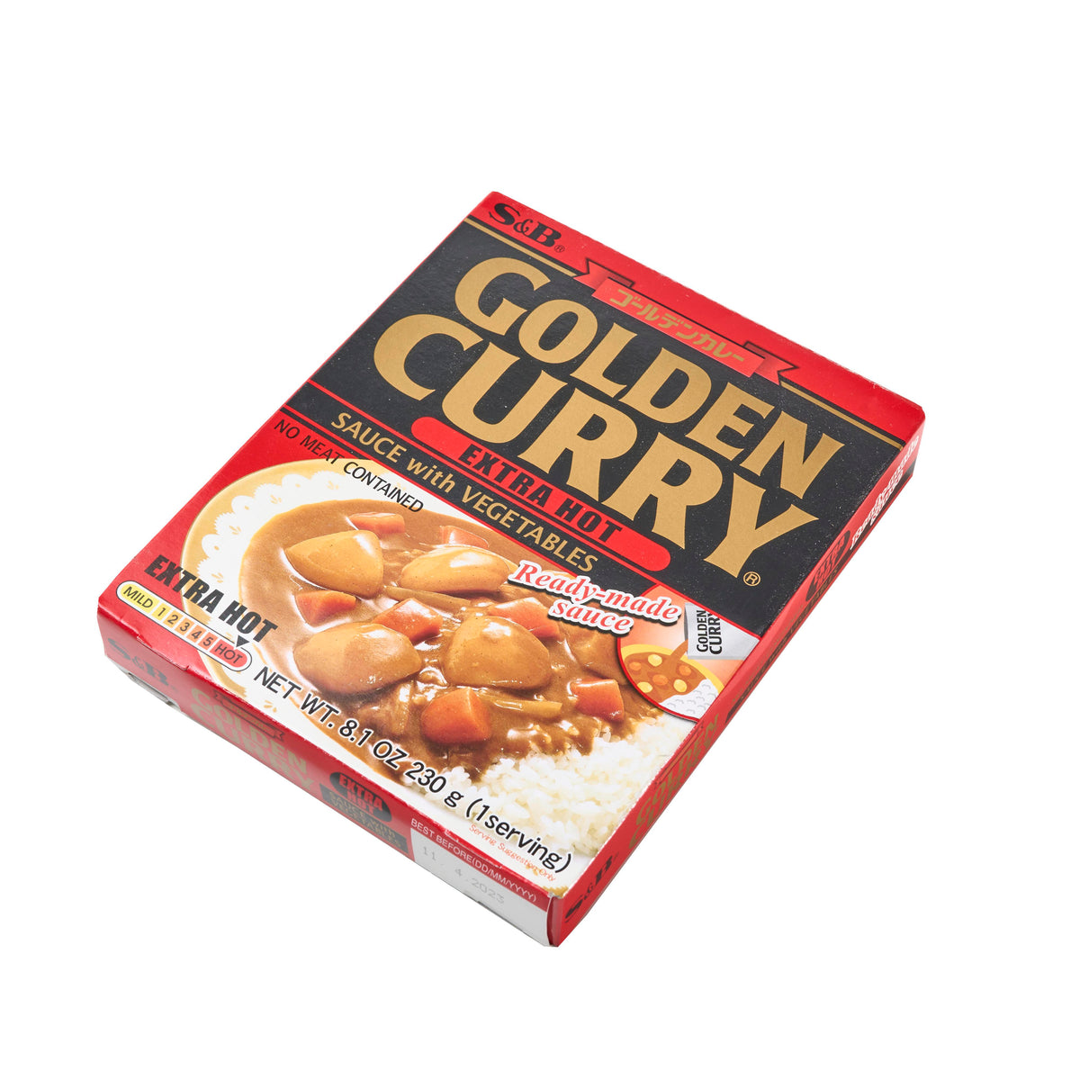 S&B Instant Golden Curry Sauce, Extra Hot