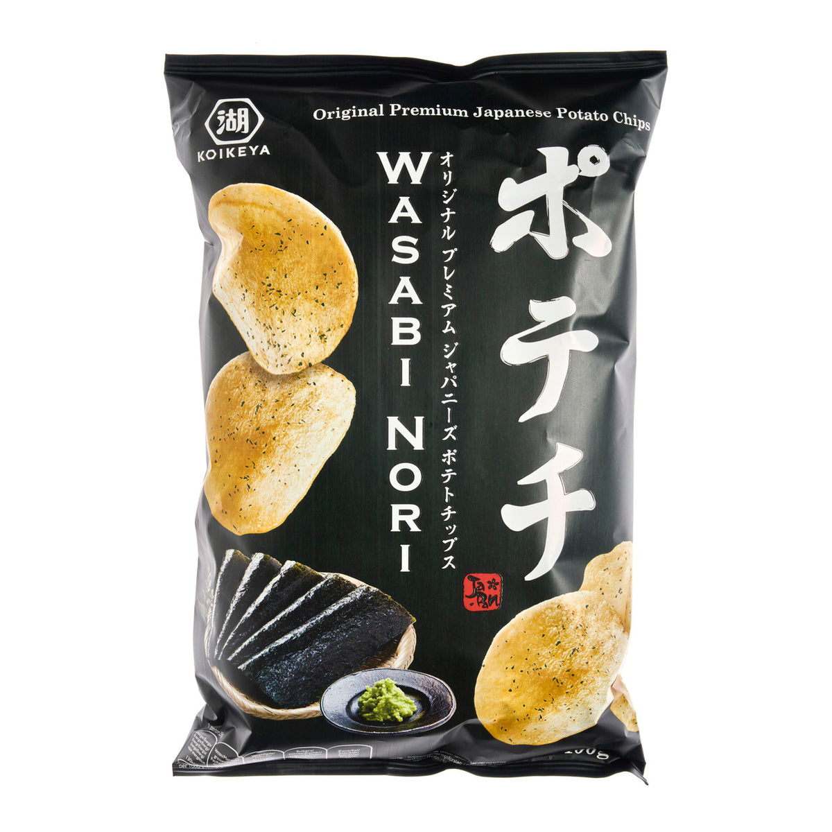 Koikeya wasabi nori seaweed crisps
