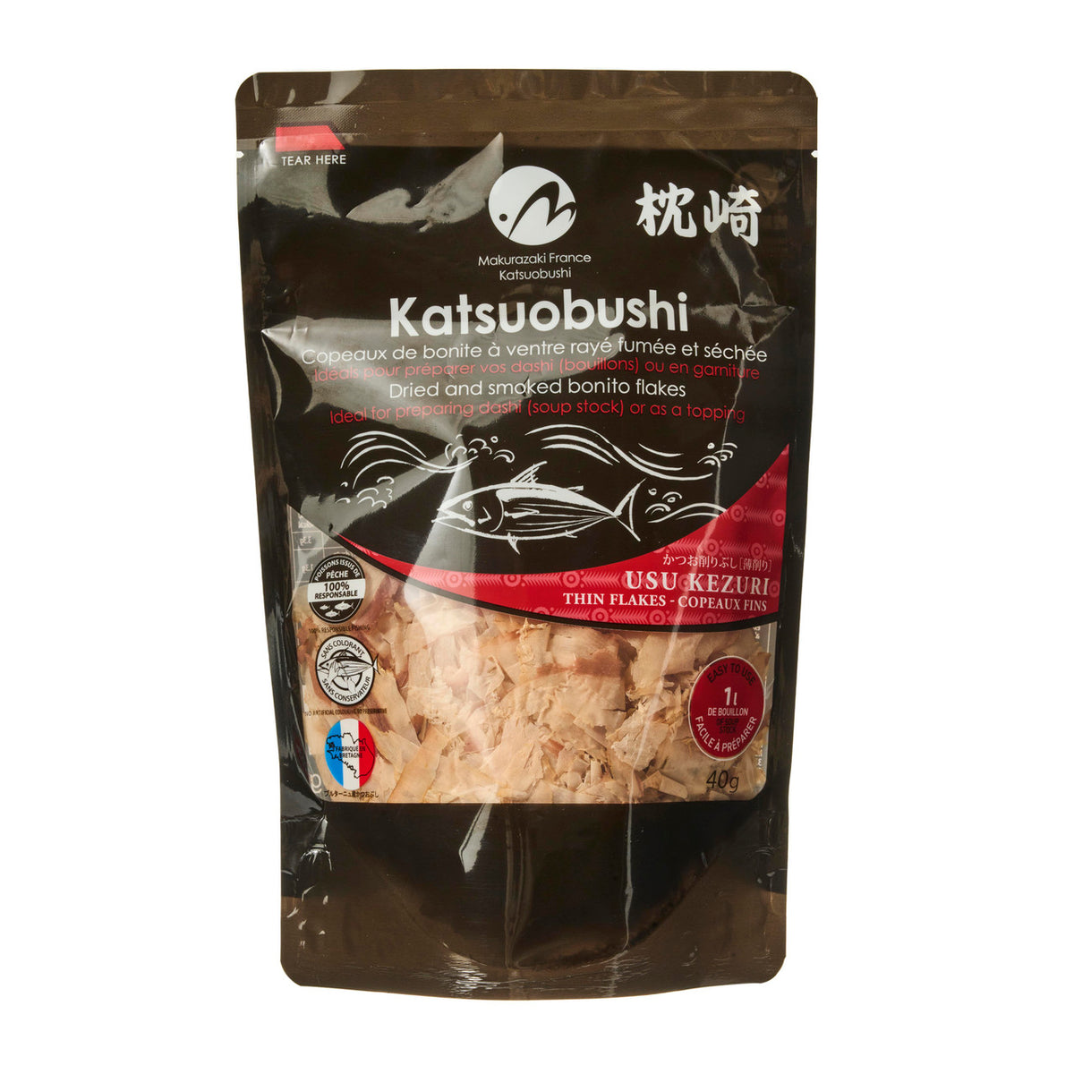 Makurazaki france katsuobushi dried bonito flakes thin type 40