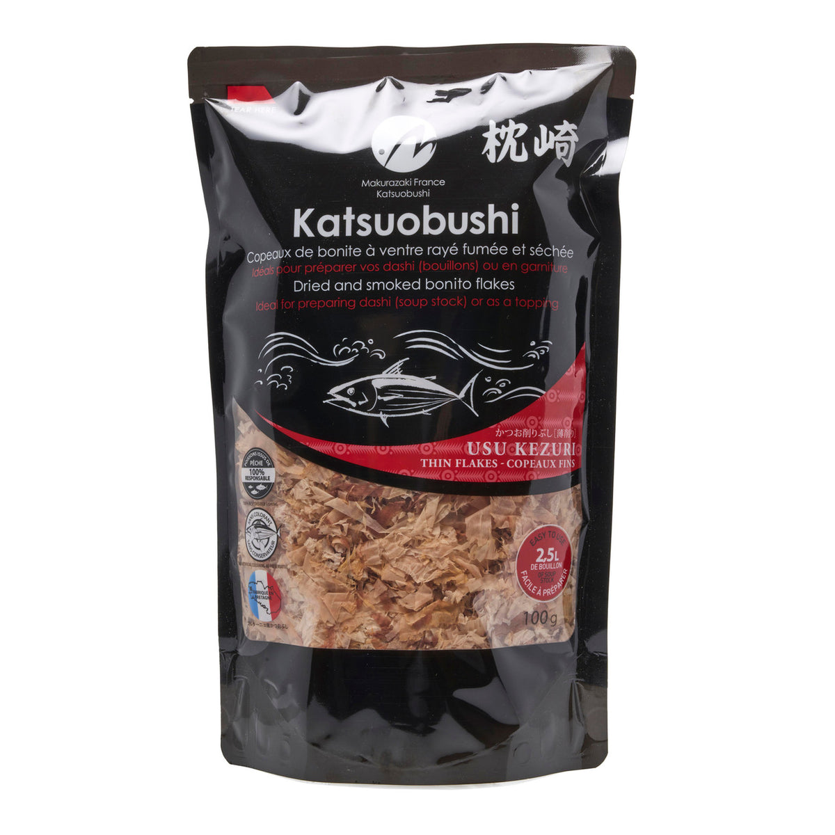 Makurazaki france katsuobushi dried bonito flakes thin type 100