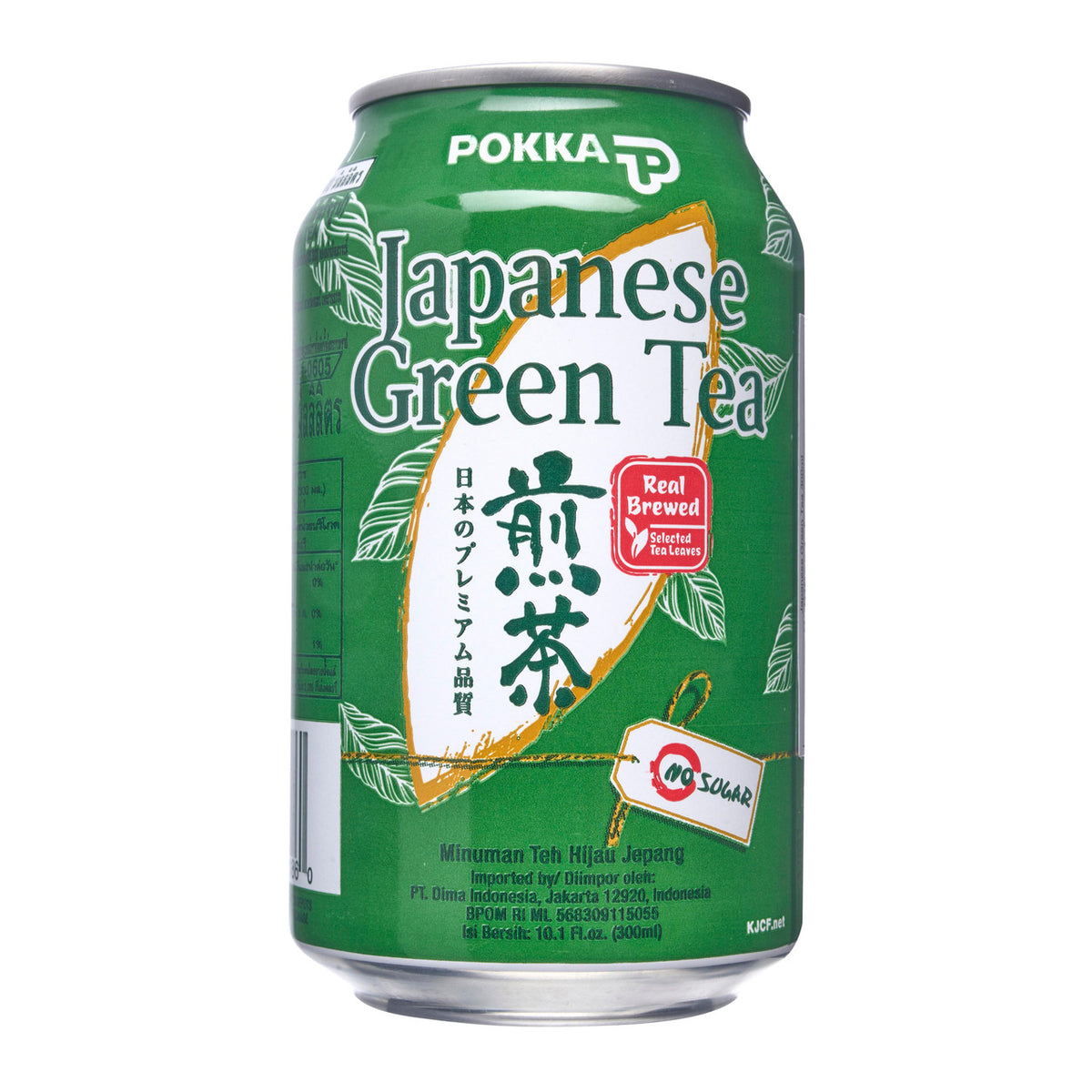 Pokka green tea can