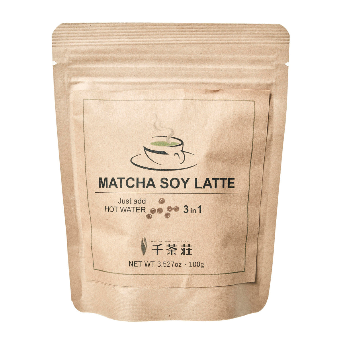 Senchasou matcha soy latte powder