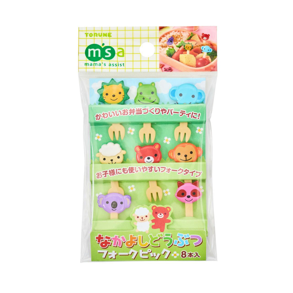 Torune cute animal bento picks