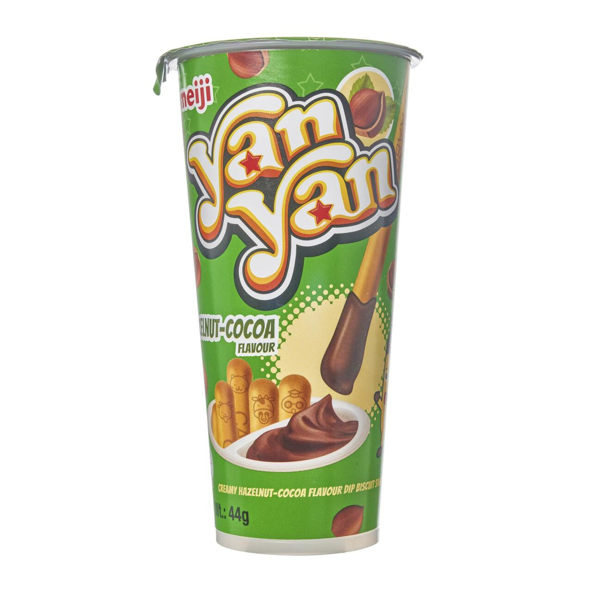 Meiji yanyan biscuits with hazelnut chocolate cream dip singaporean