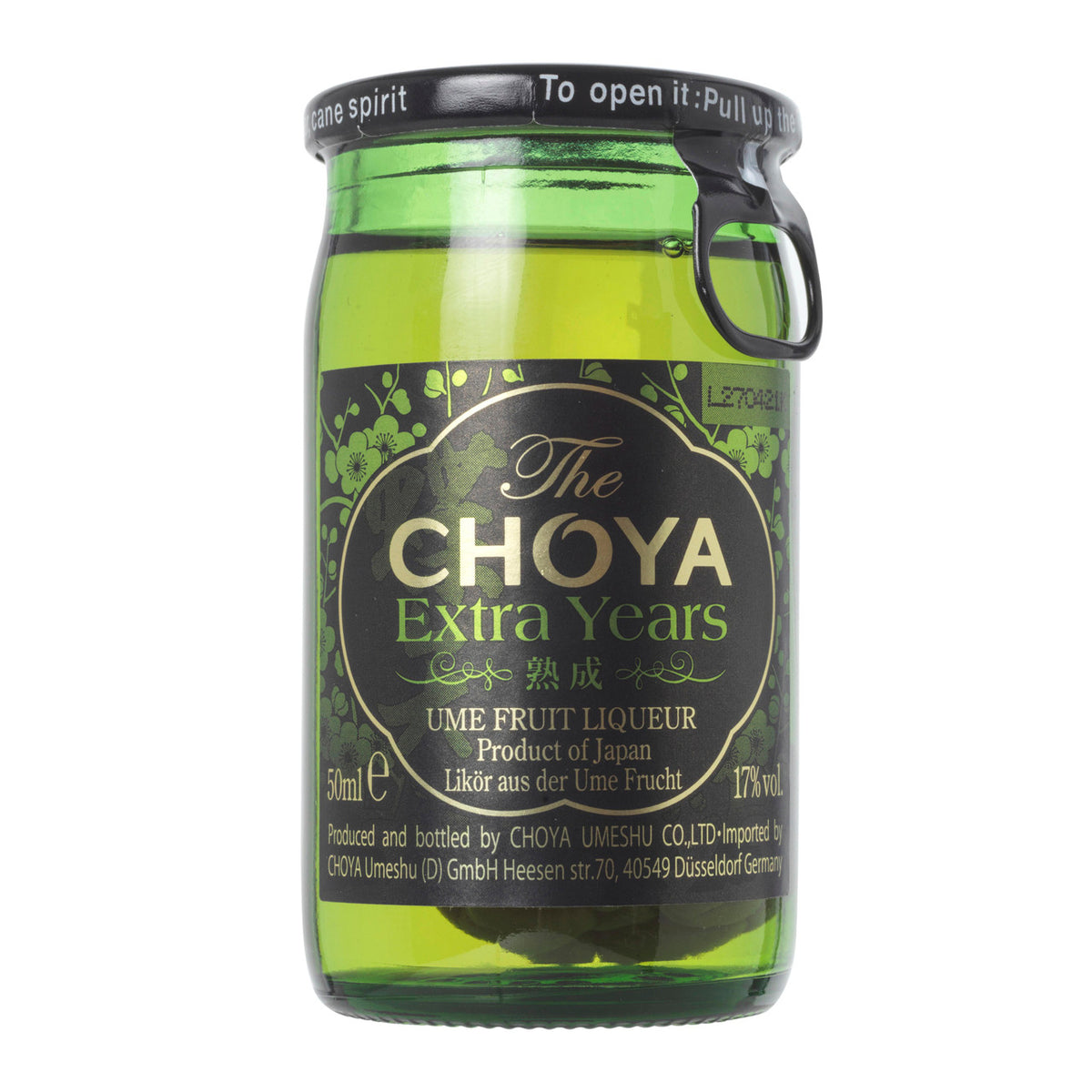 Choya extra years umeshu plum wine with whole ume plum