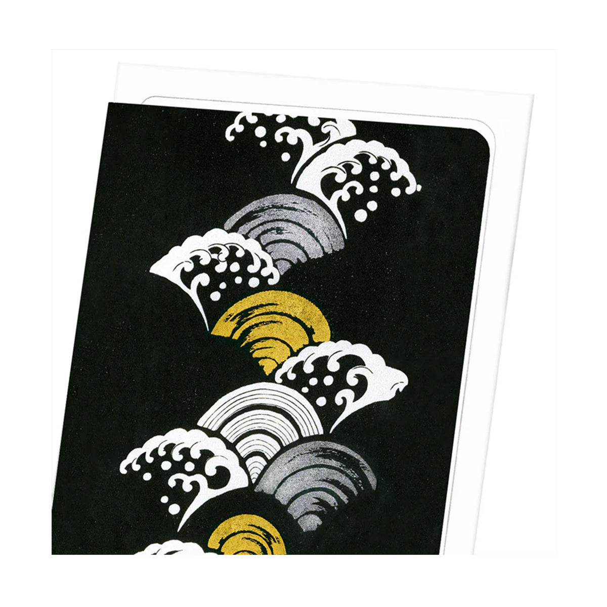 A Line of Waves Greeting Card - 2
