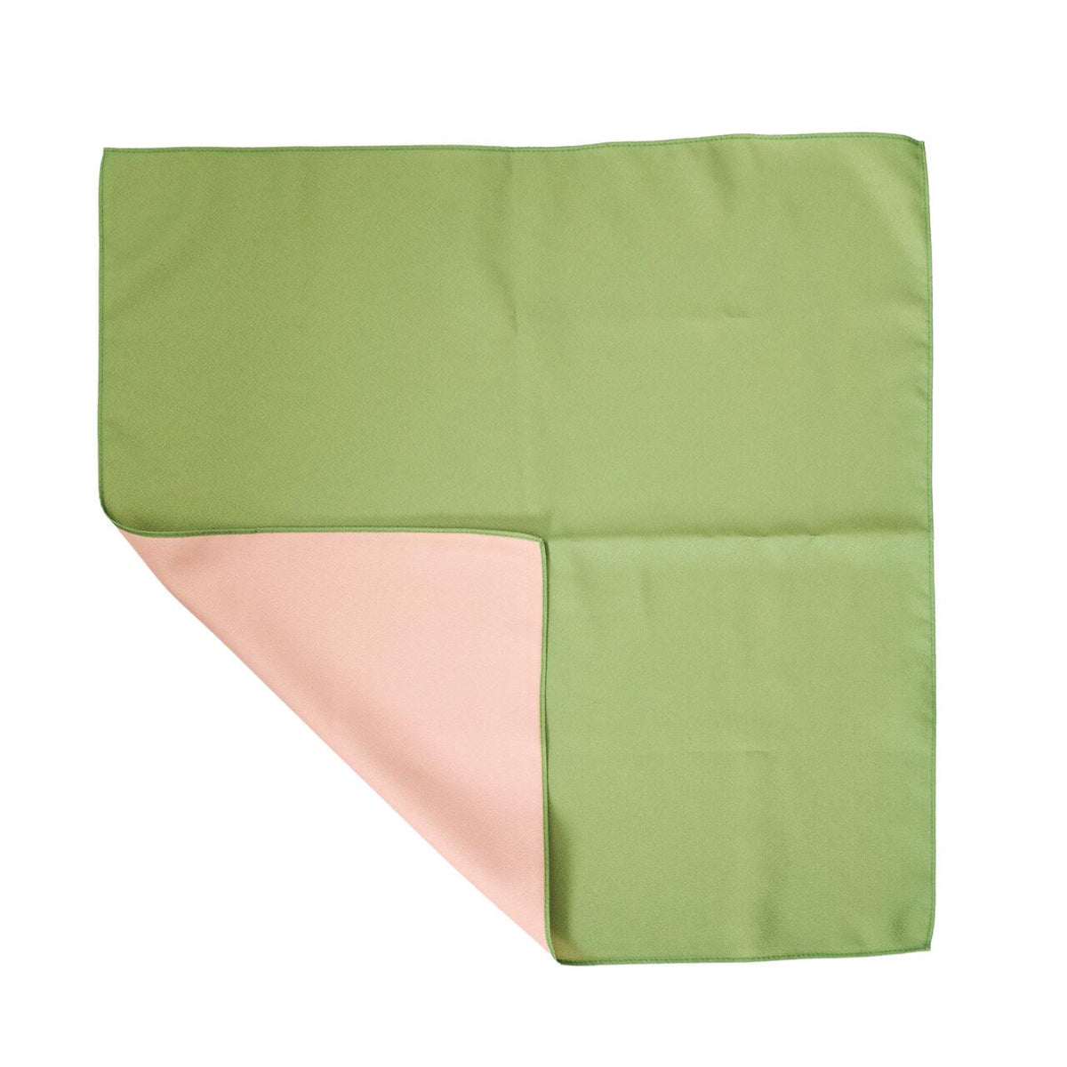 Furoshiki cloth double sided green and pink small