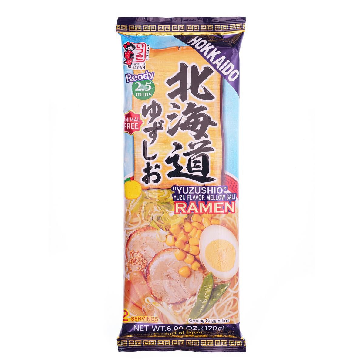 Itsuki hokkaido style yuzu shio citrus mellow salt ramen noodles