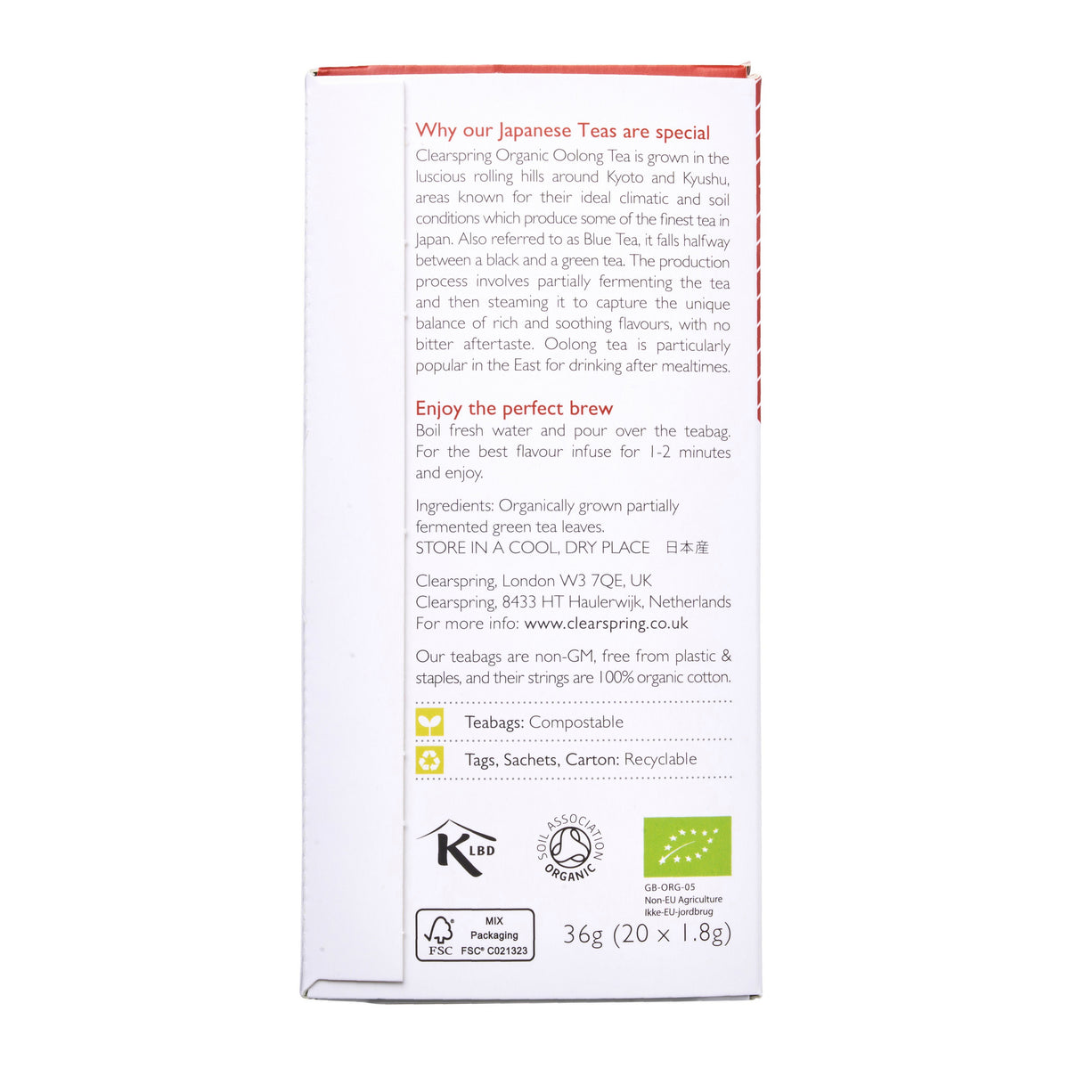 Clearspring Organic Oolong Tea