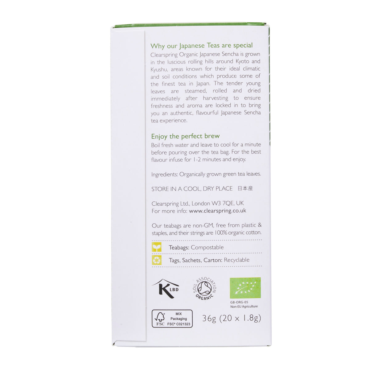 Clearspring Organic Sencha Green Tea