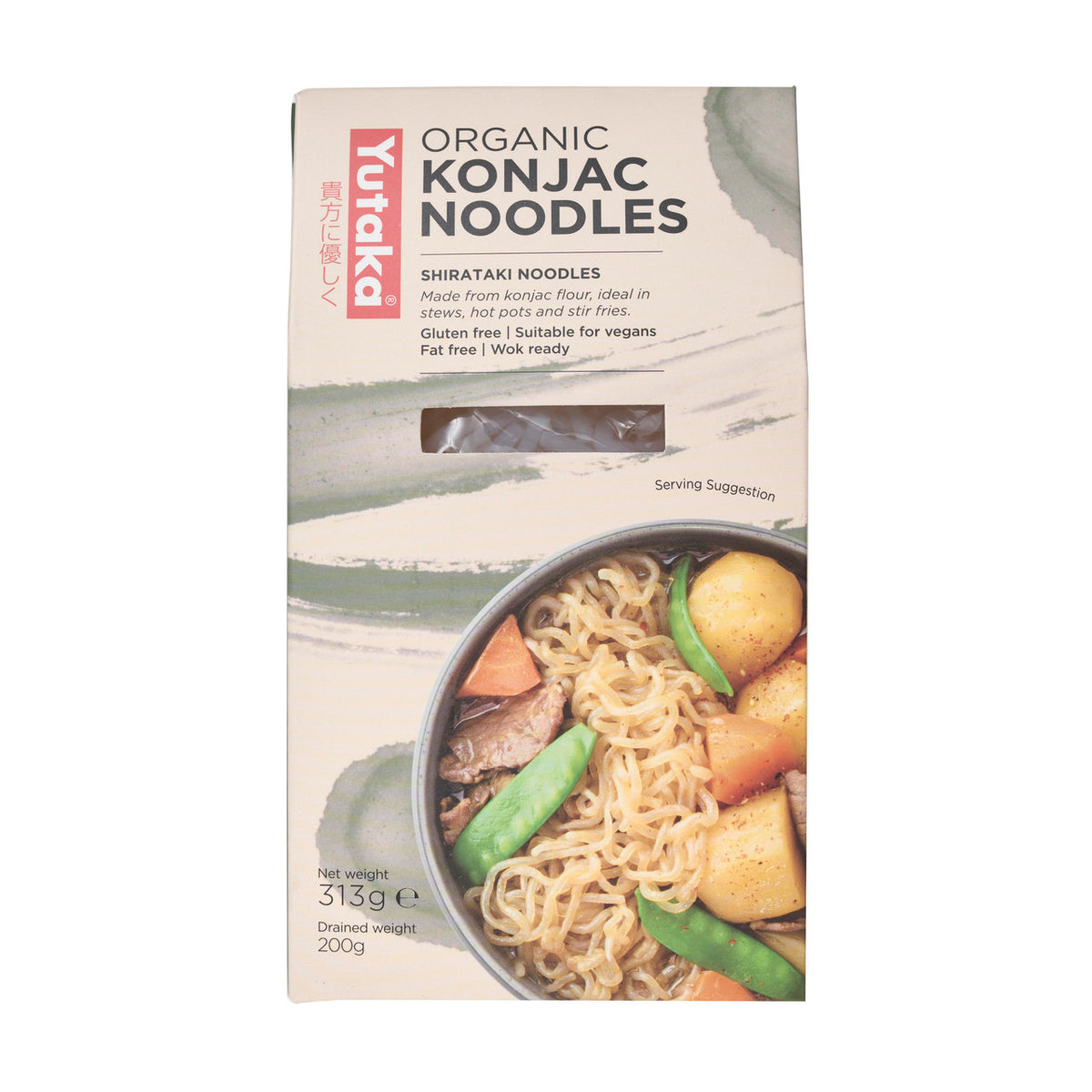 Yutaka organic shirataki konjac noodles