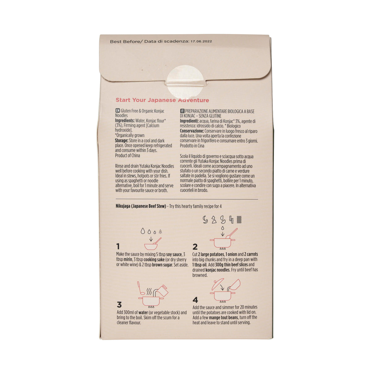 Yutaka Organic Shirataki Konjac Noodles - 2
