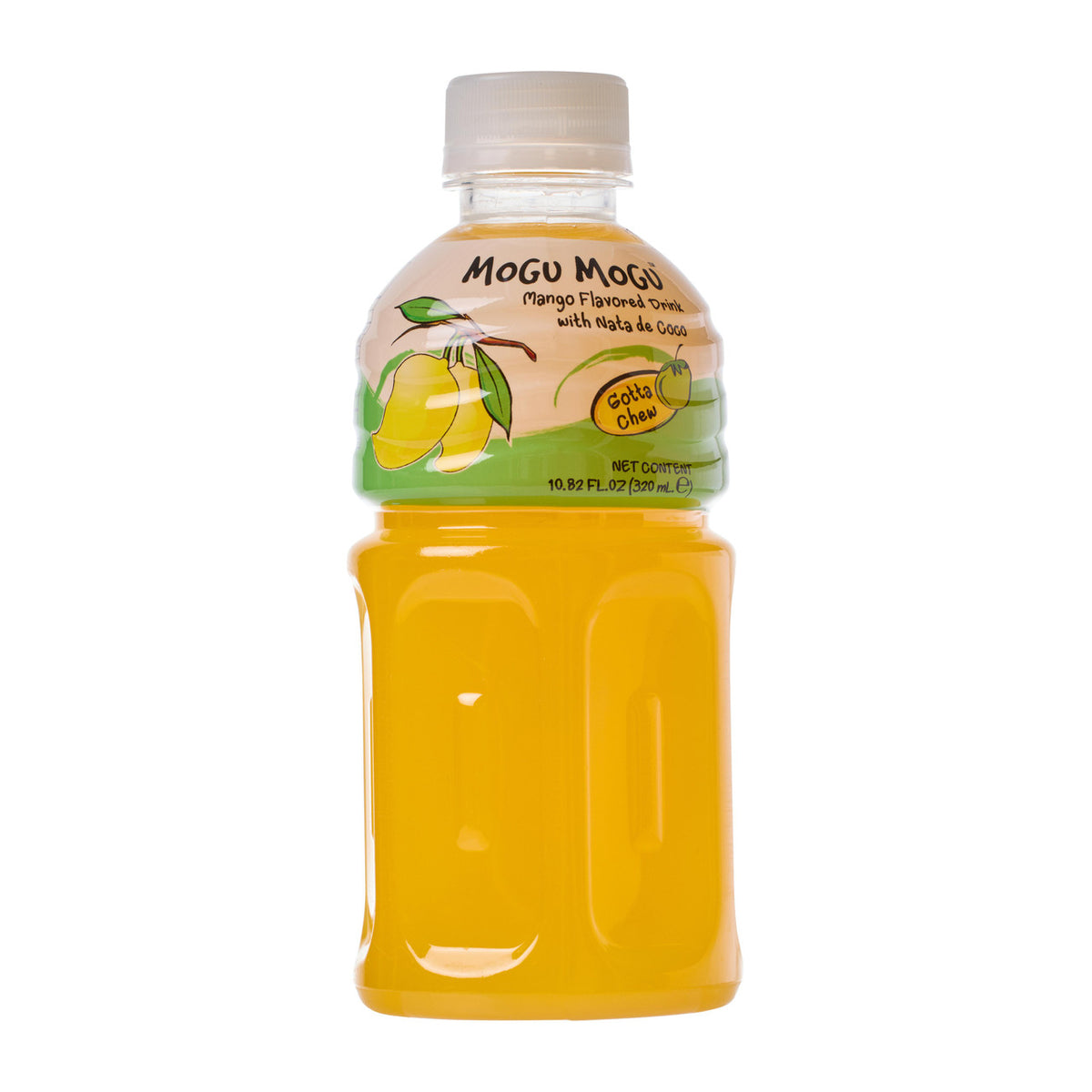 Sappe mogu mogu mango flavoured drink with nata de coco