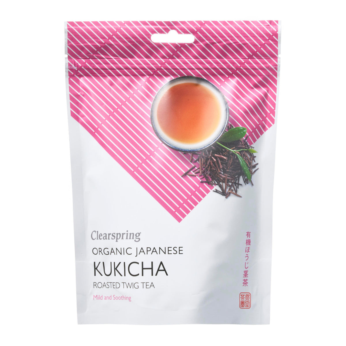 Clearspring organic loose kukicha roasted twig green tea