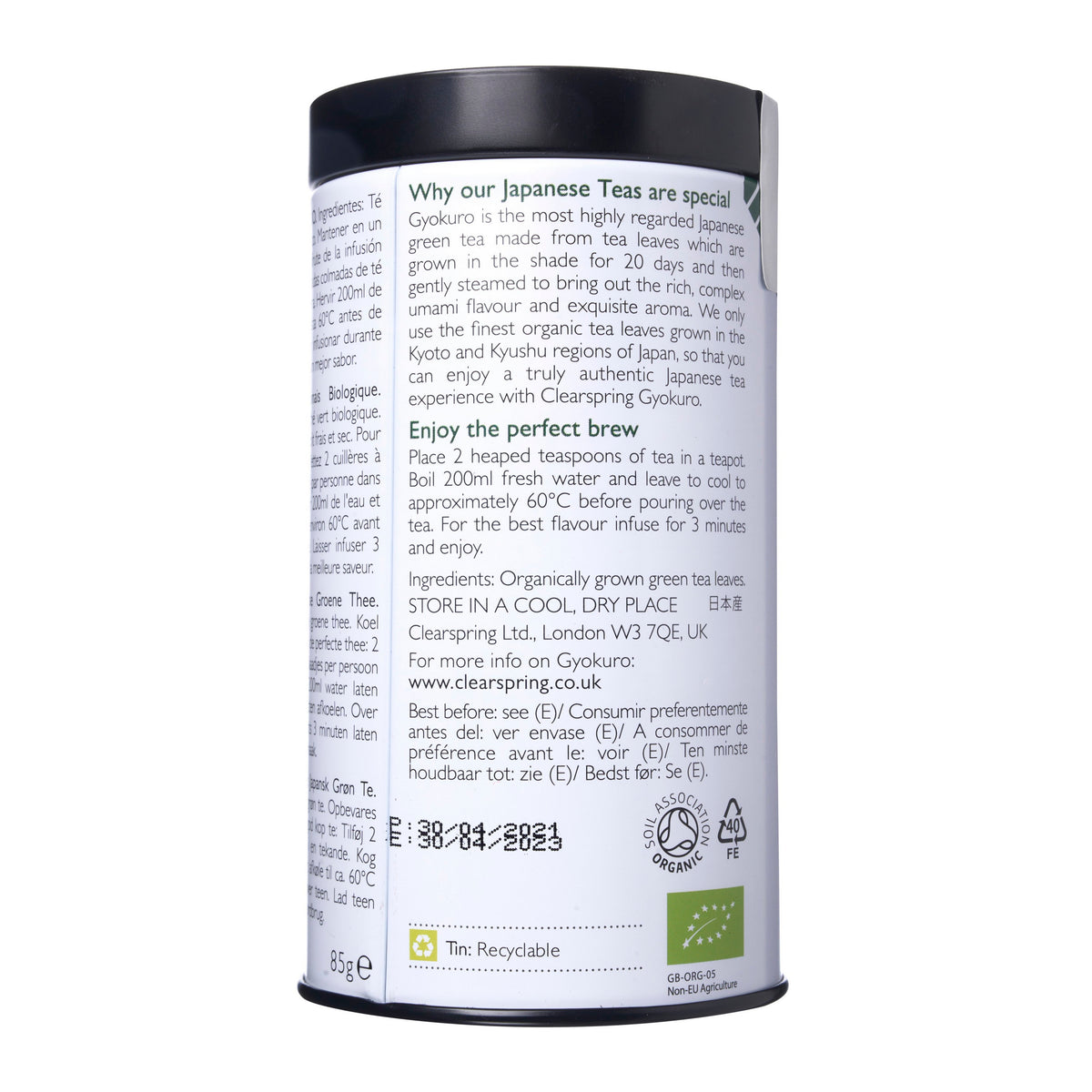 Clearspring Organic Loose Japanese Gyokuro Green Tea