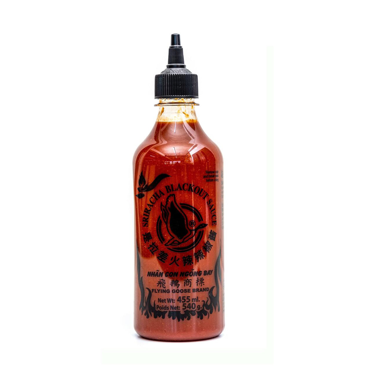 Flying goose sriracha blackout hot chilli sauce