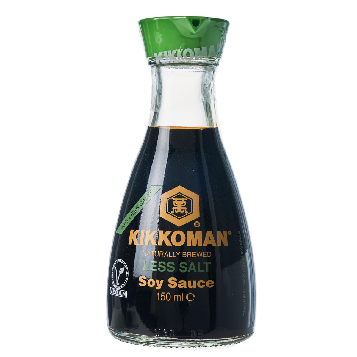 Kikkoman reduced salt soy sauce in dispenser