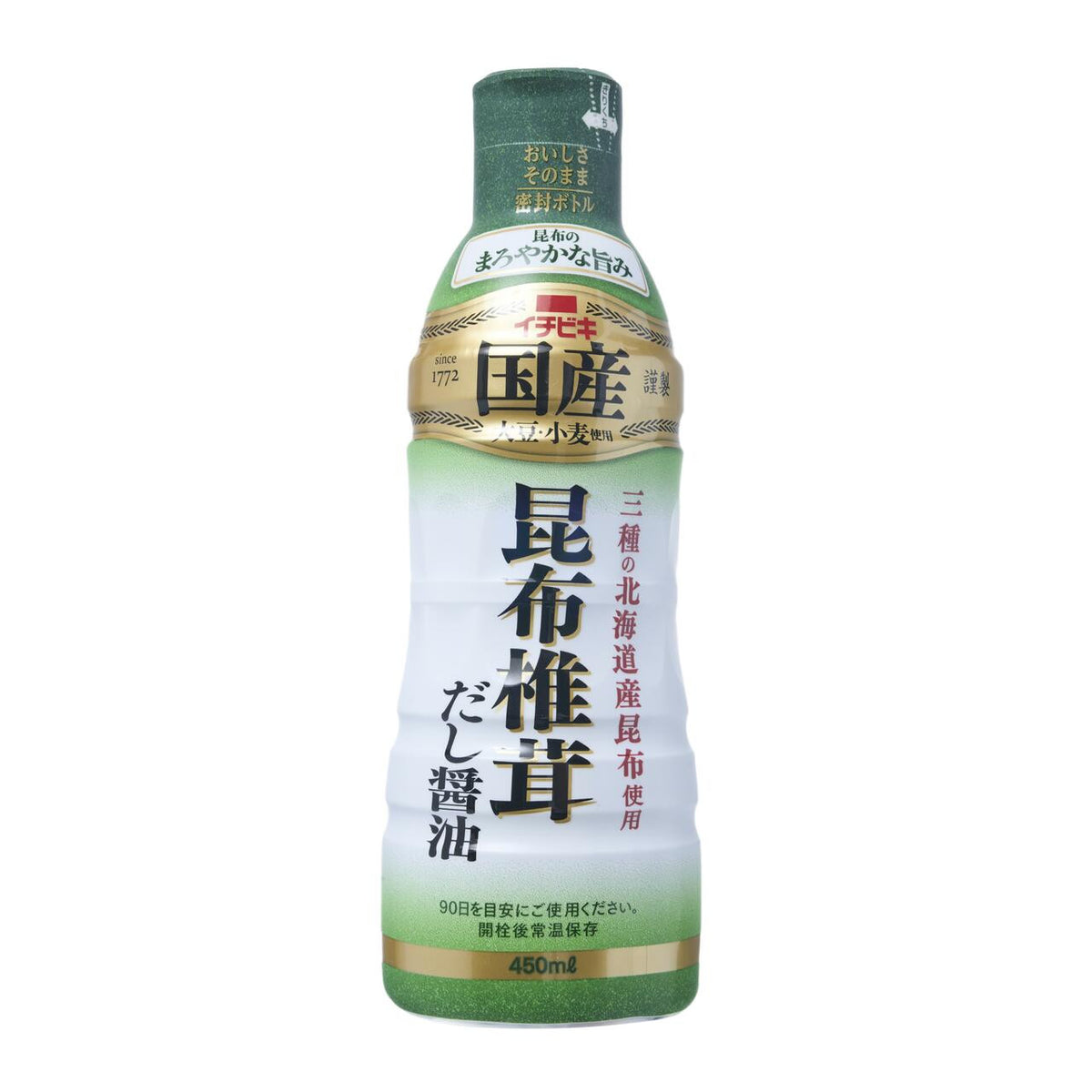Ichibiki kelp and shiitake mushroom dashi seasoned soy sauce