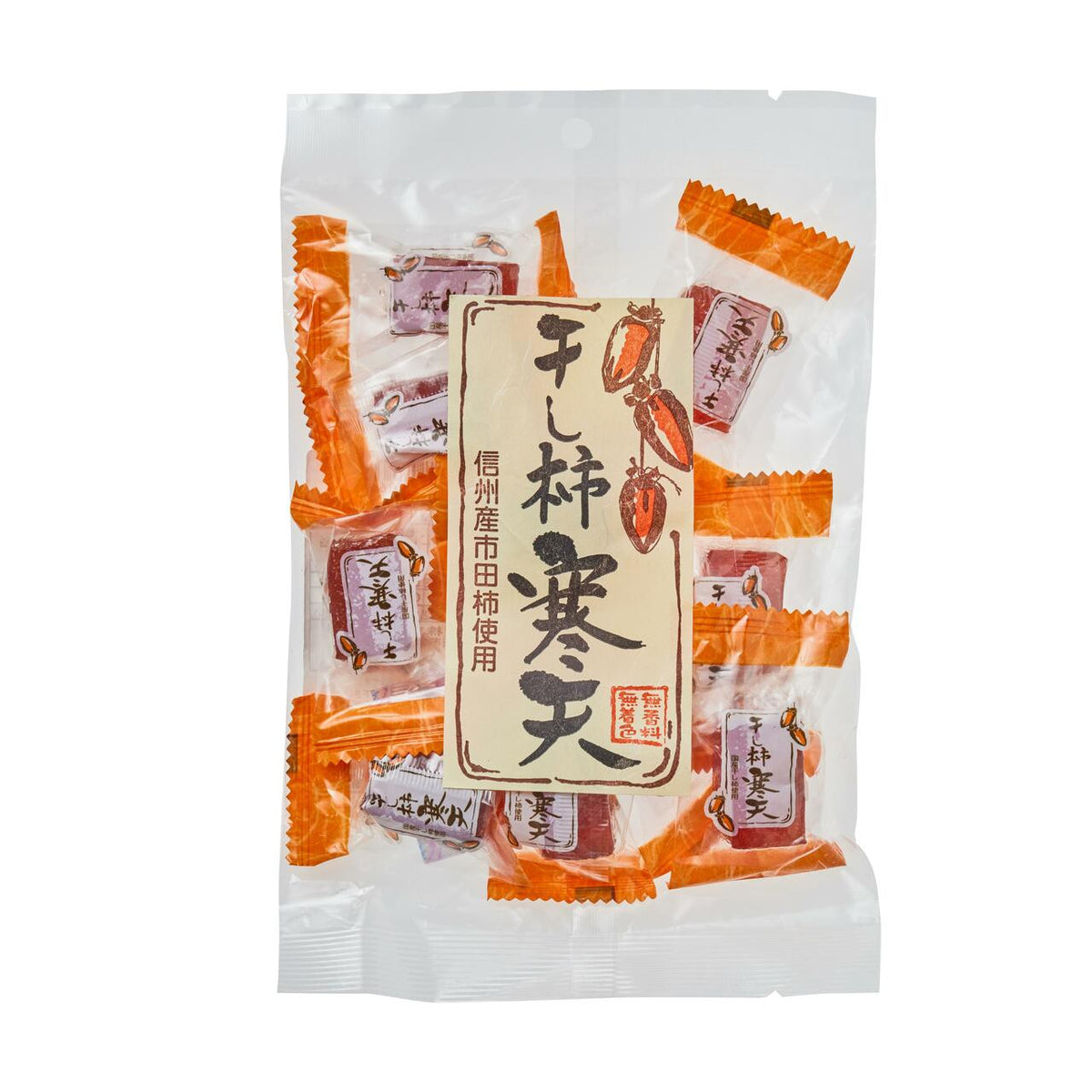 Tsukushiya dried persimmon flavour agar jelly sweets