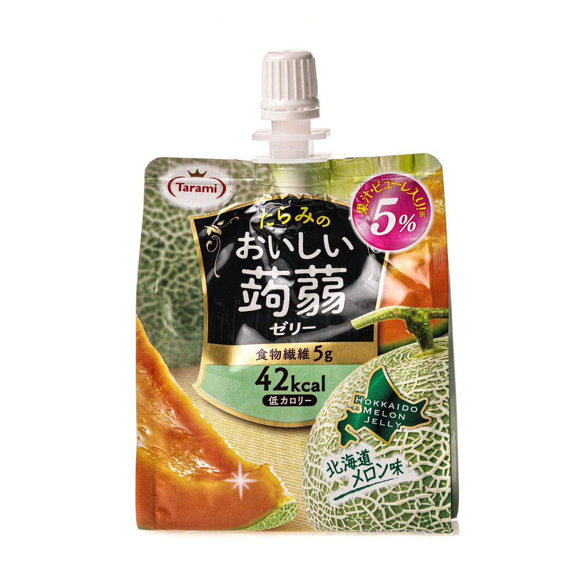 Tarami hokkaido melon konnyaku jelly drink
