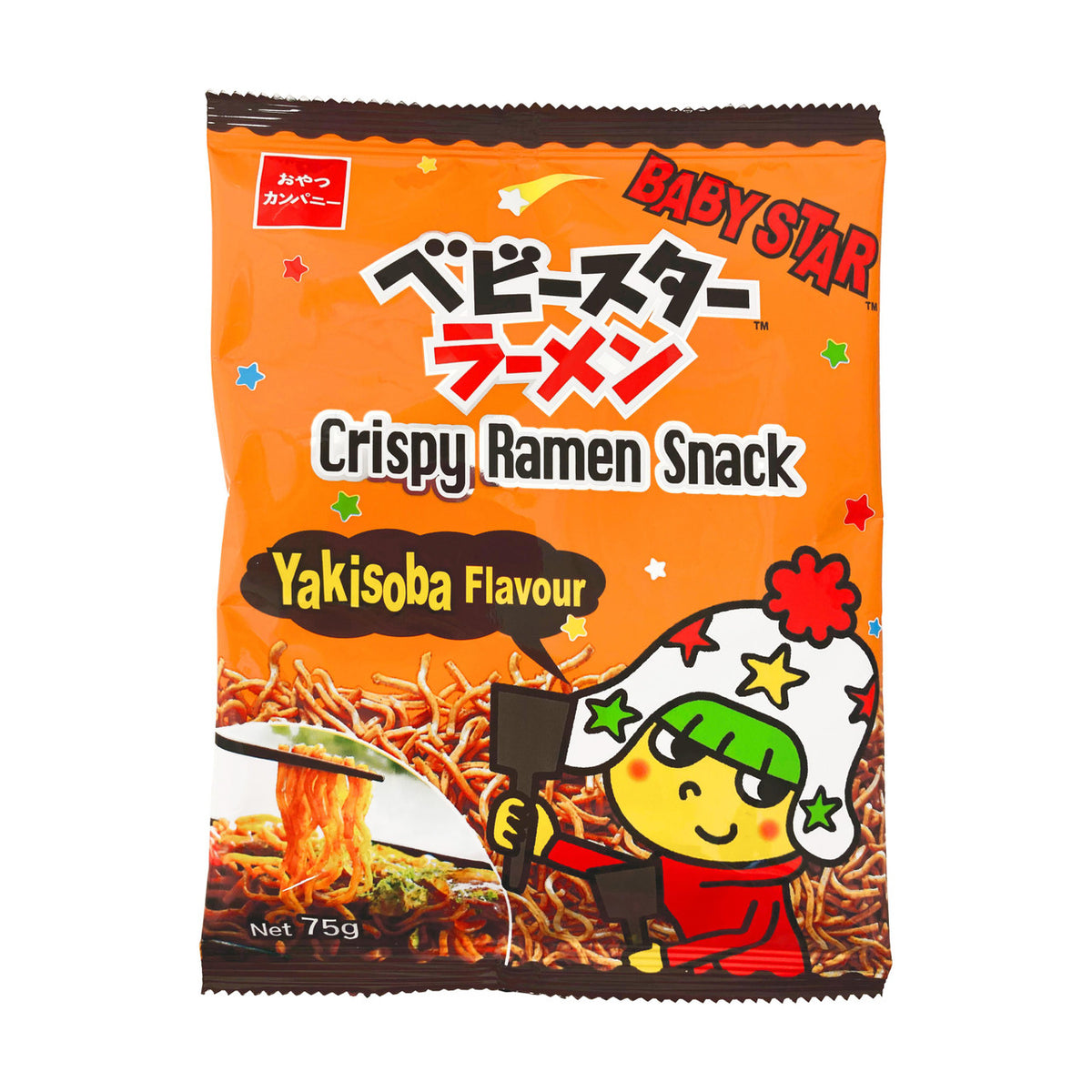 Oyatsu baby star yakisoba flavour crispy ramen noodle snacks taiwan
