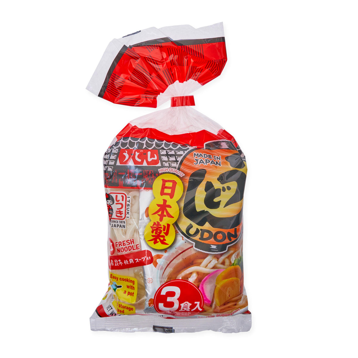 Itsuki pre cooked udon noodles with soup