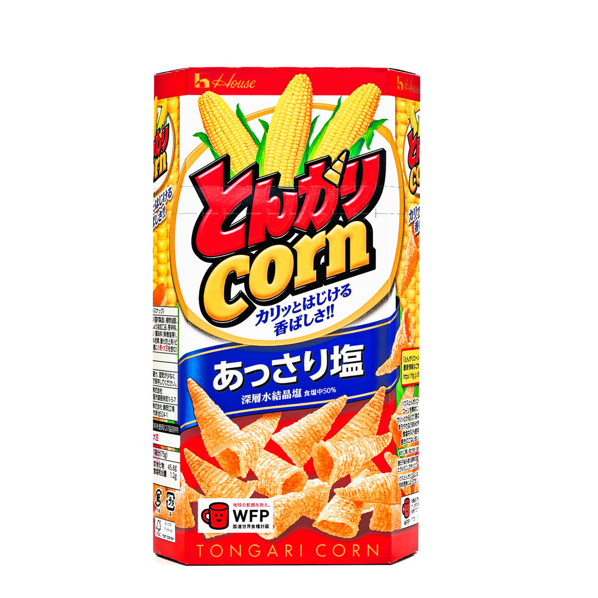 House tongari corn lightly salted corn snacks