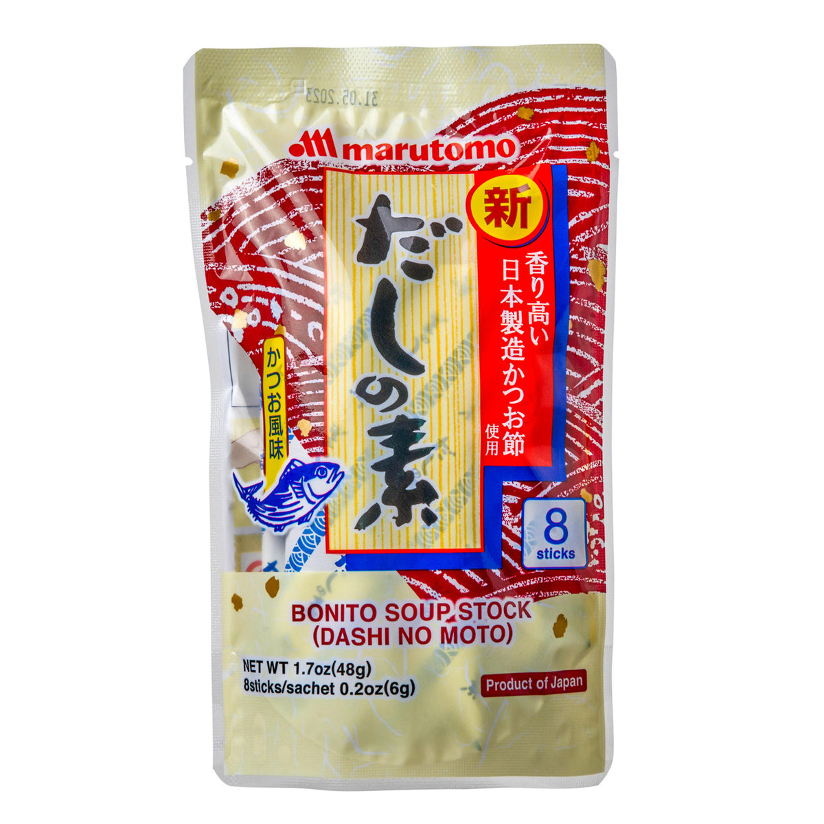 Marutomo bonito dashi stock powder stick sachets