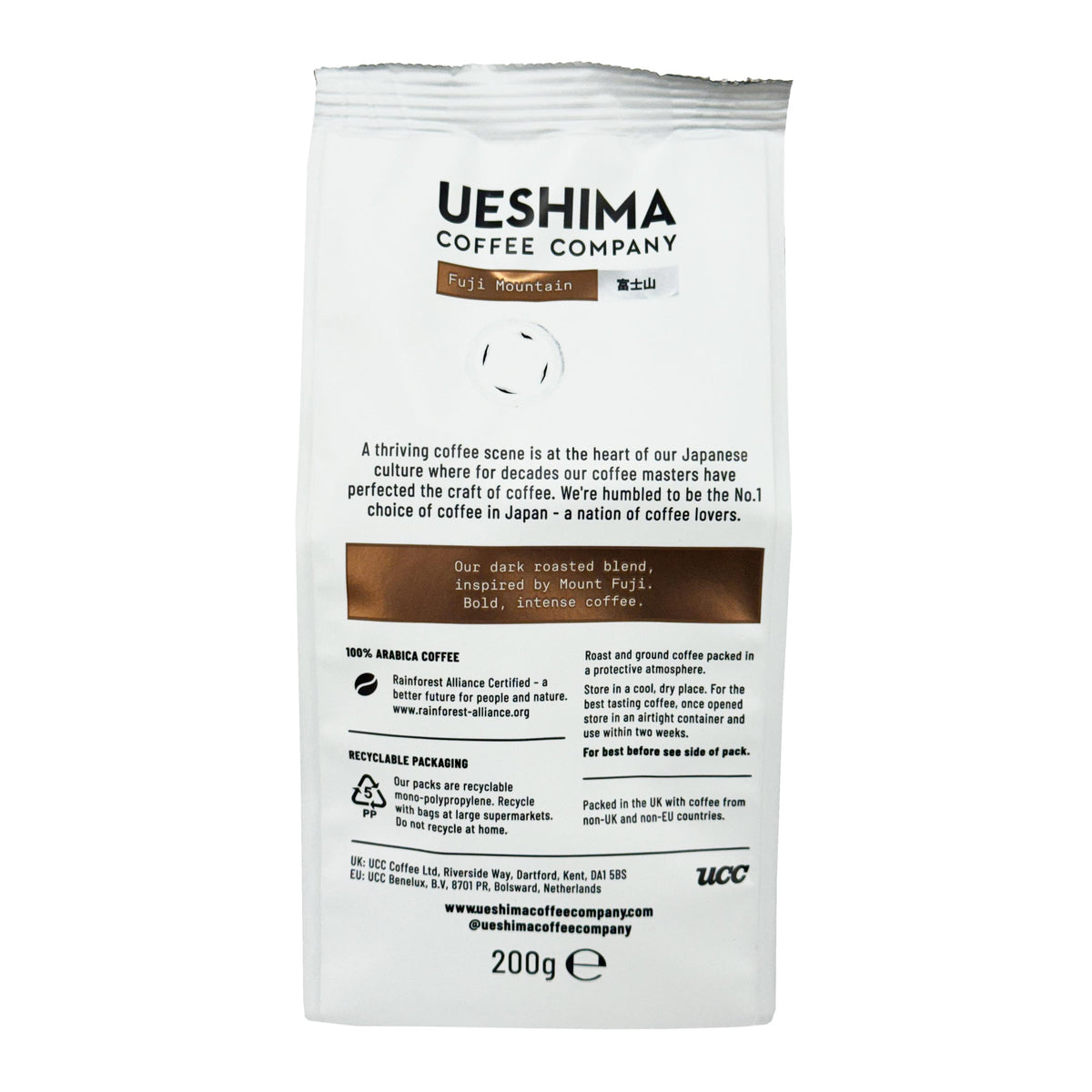 UCC Ueshima Fuji Mountain Bold Roast Ground Coffee