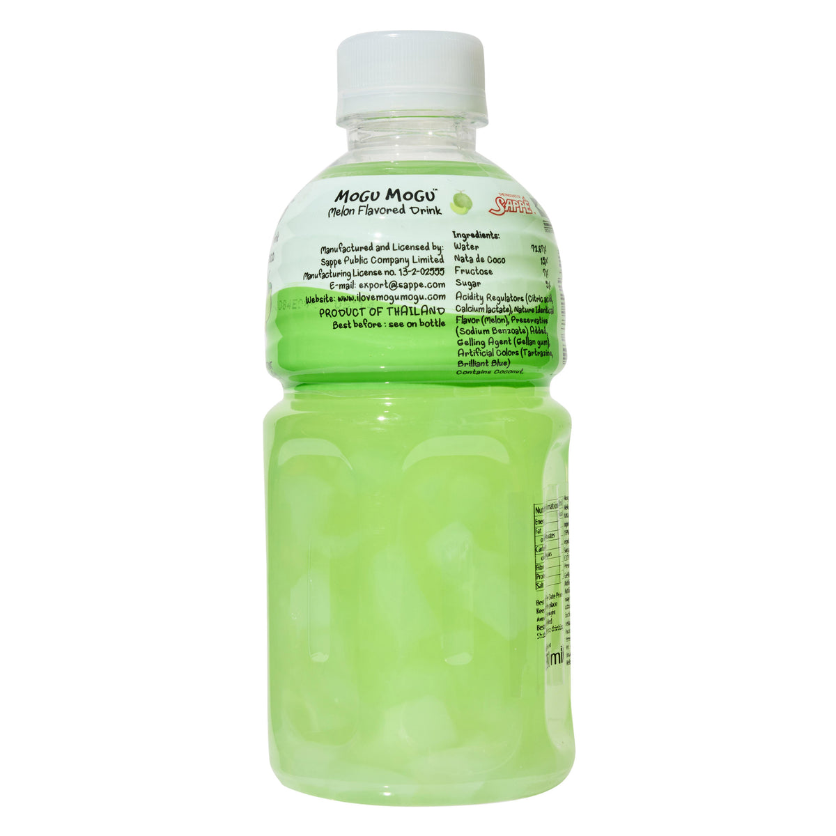 Sappe Mogu Mogu Melon Flavoured Drink with Nata de Coco