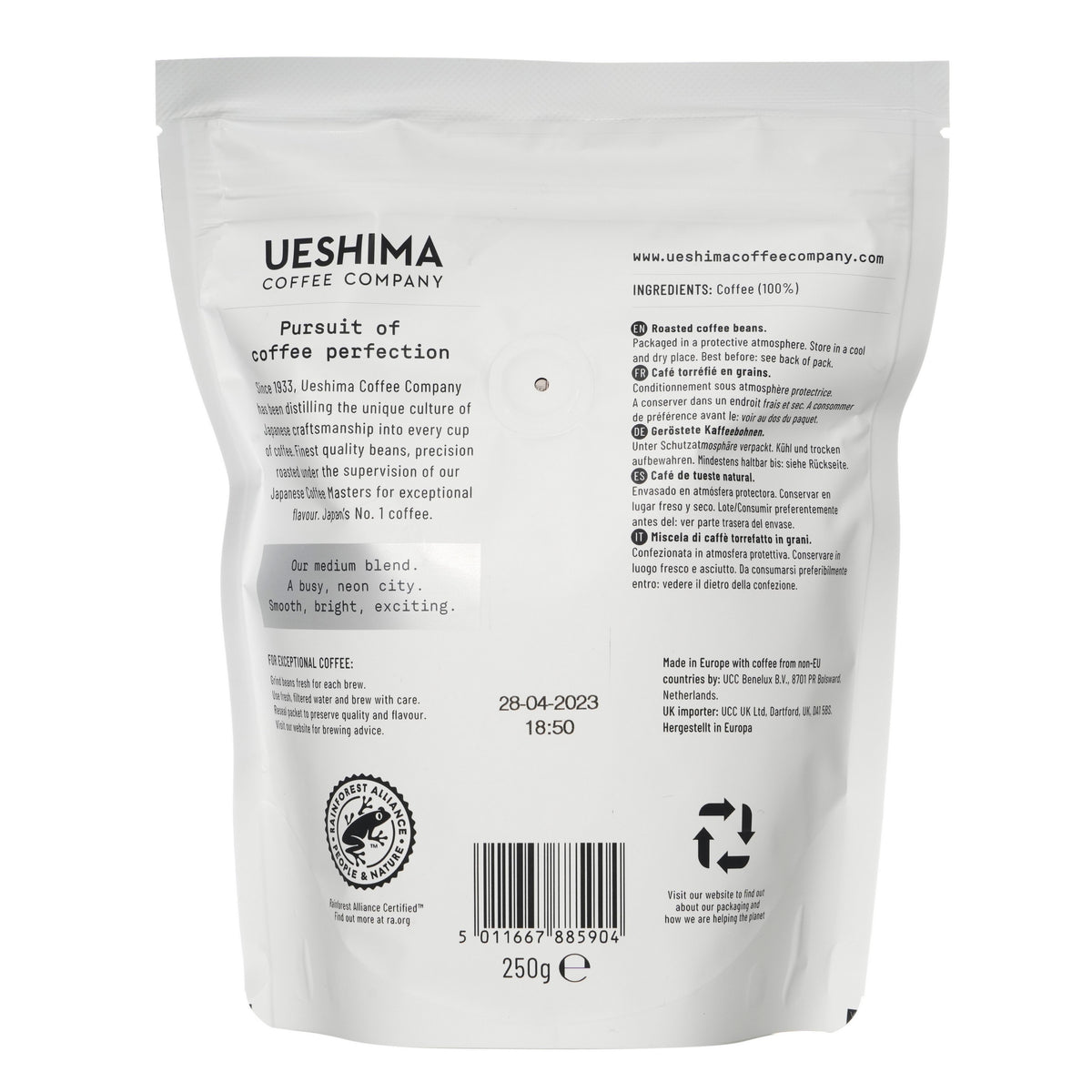 UCC Ueshima Tokyo Roast Smooth Roast Coffee Beans