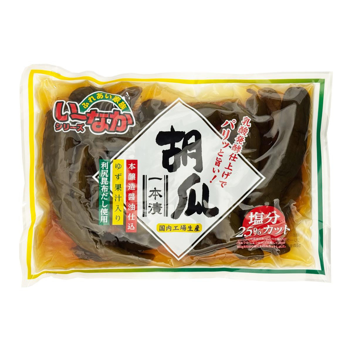 Abukuma foods iinaka kyurizuke whole pickled cucumber