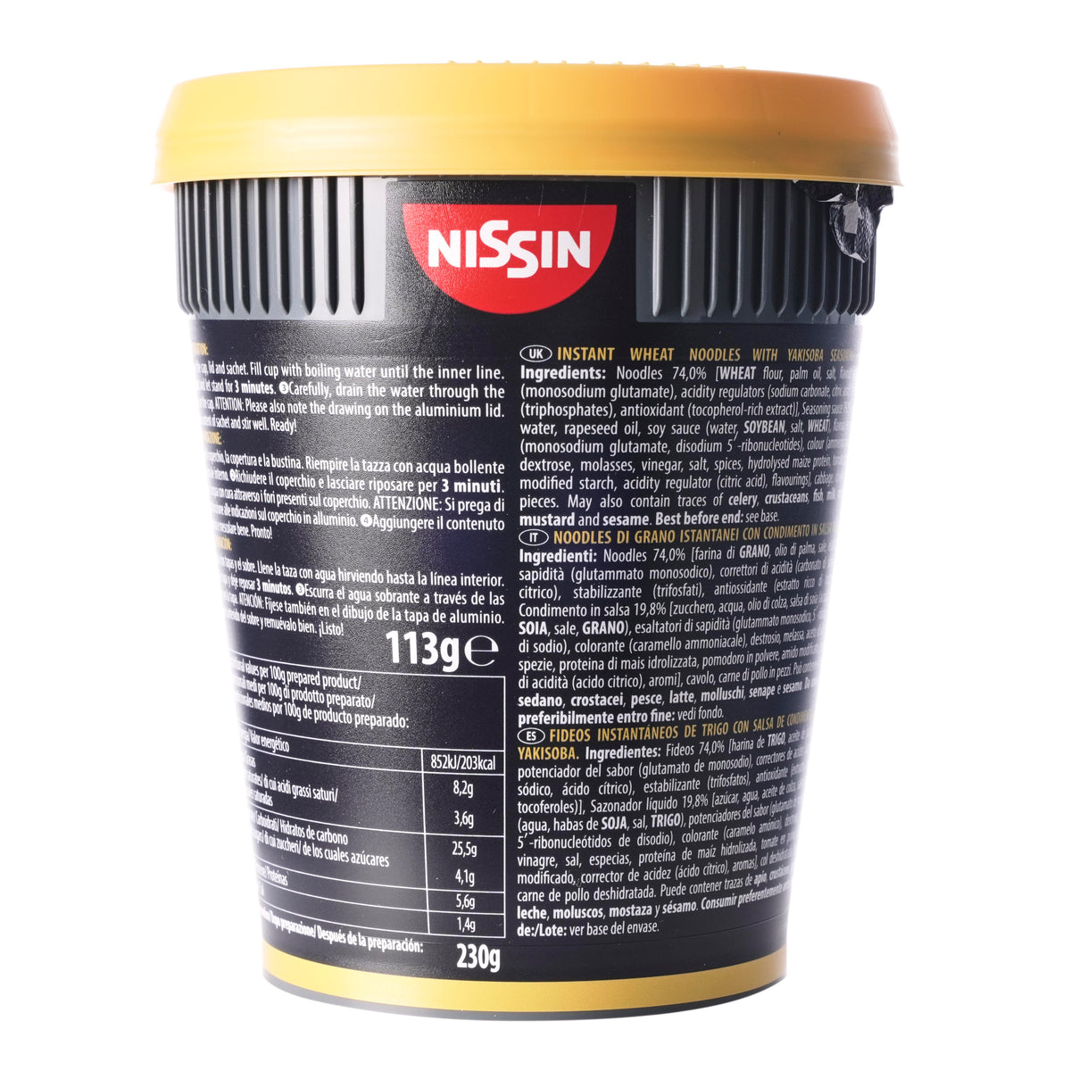 Nissin Big Soba Noodles with Classic Yakisoba Sauce (Hungary)