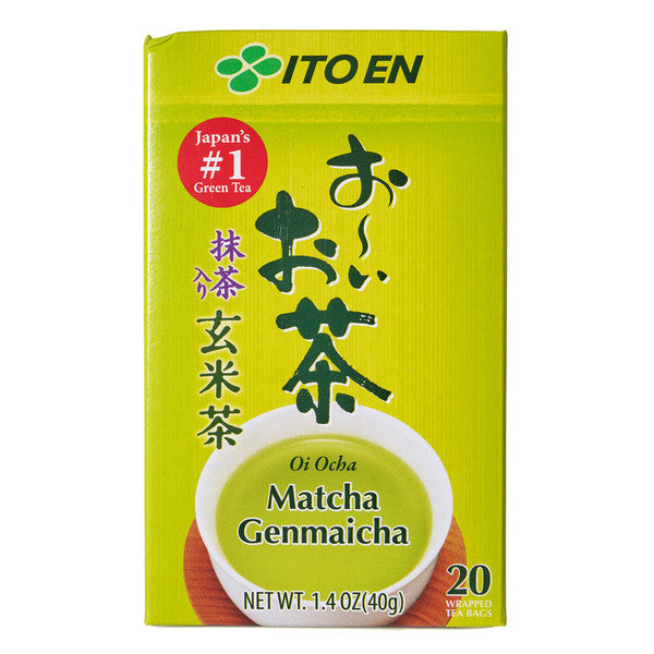 Ito en ooi ocha matcha genmaicha green tea bags