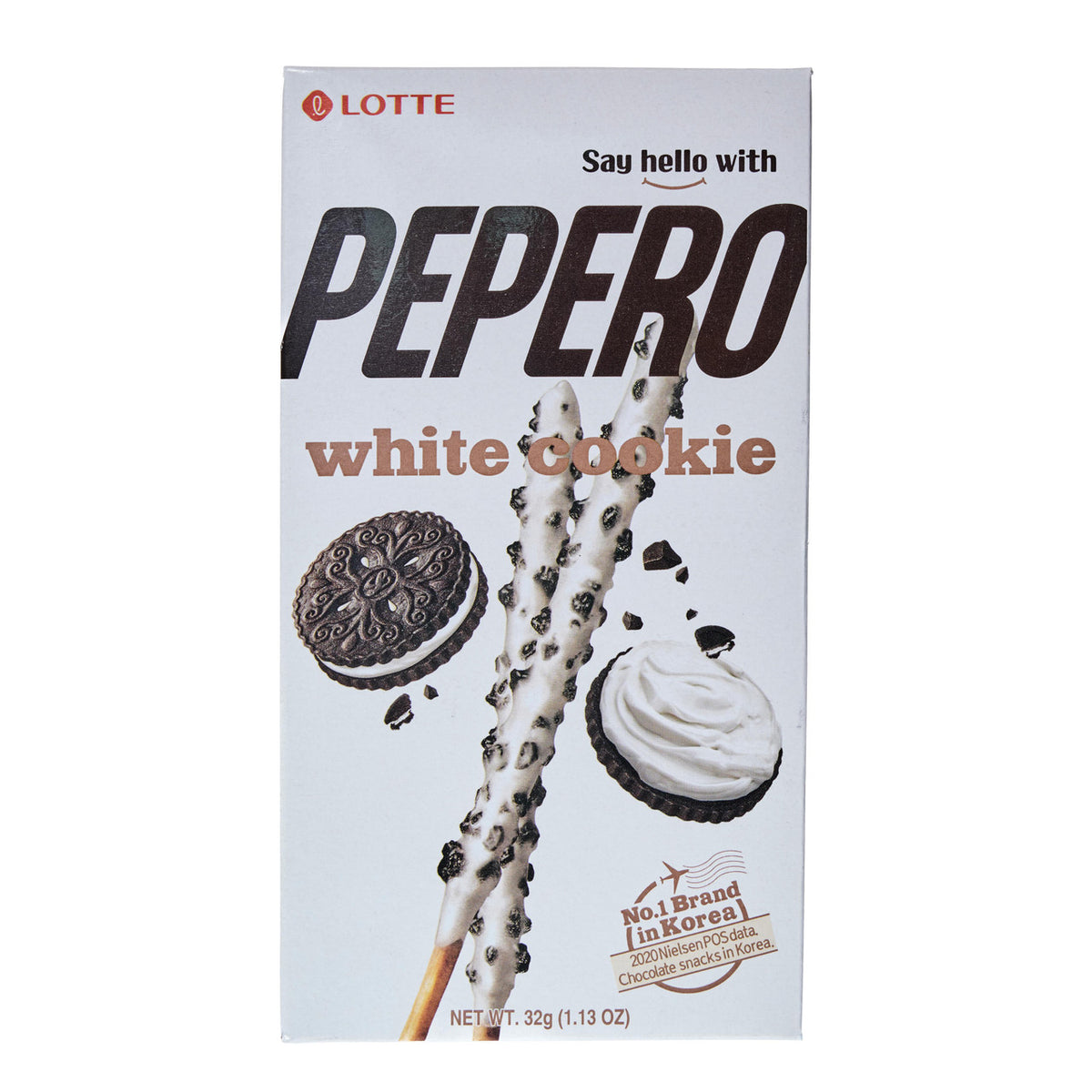 Lotte pepero white cookie biscuit sticks