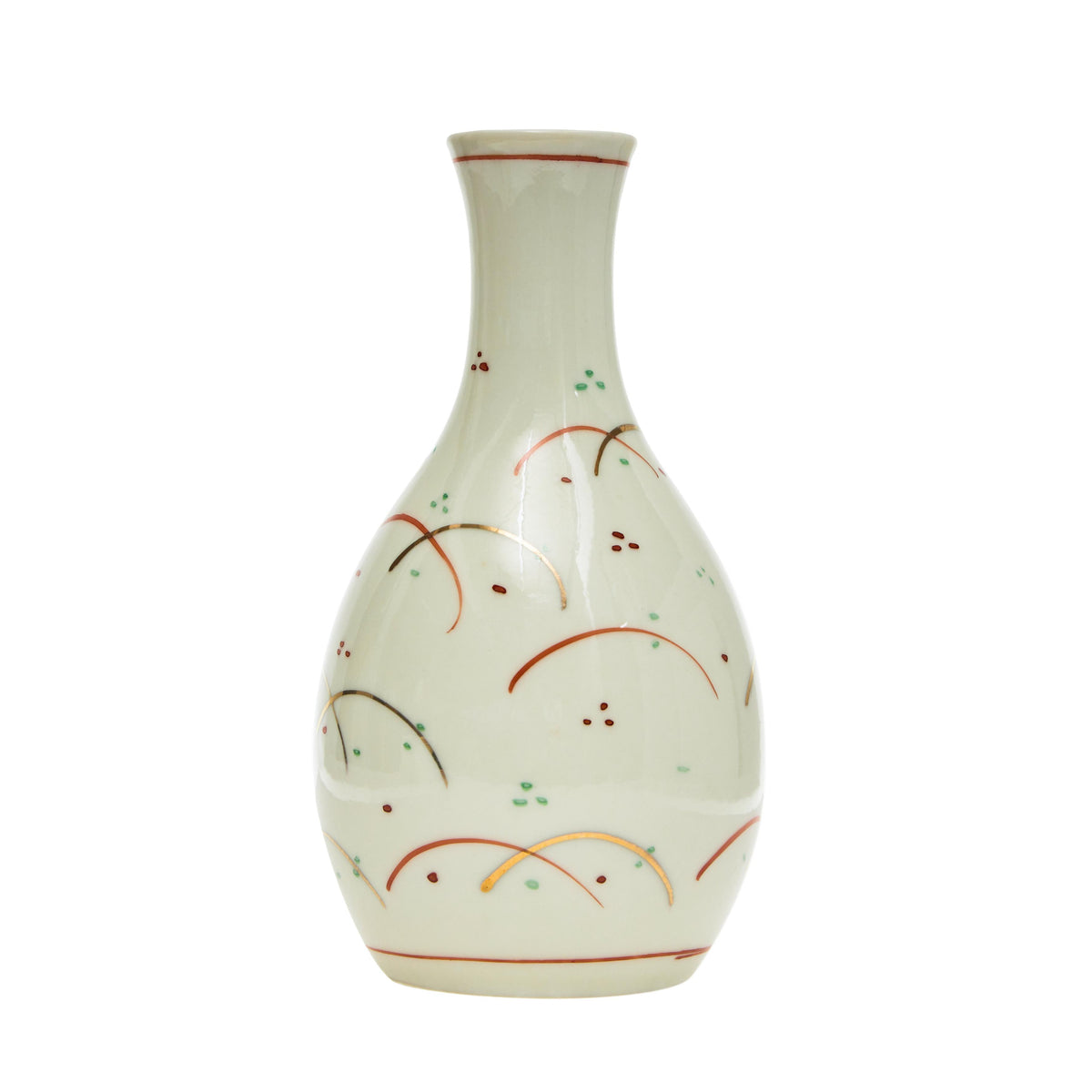 Yamata Seiho Ceramic Sake Set, Musashino Pattern