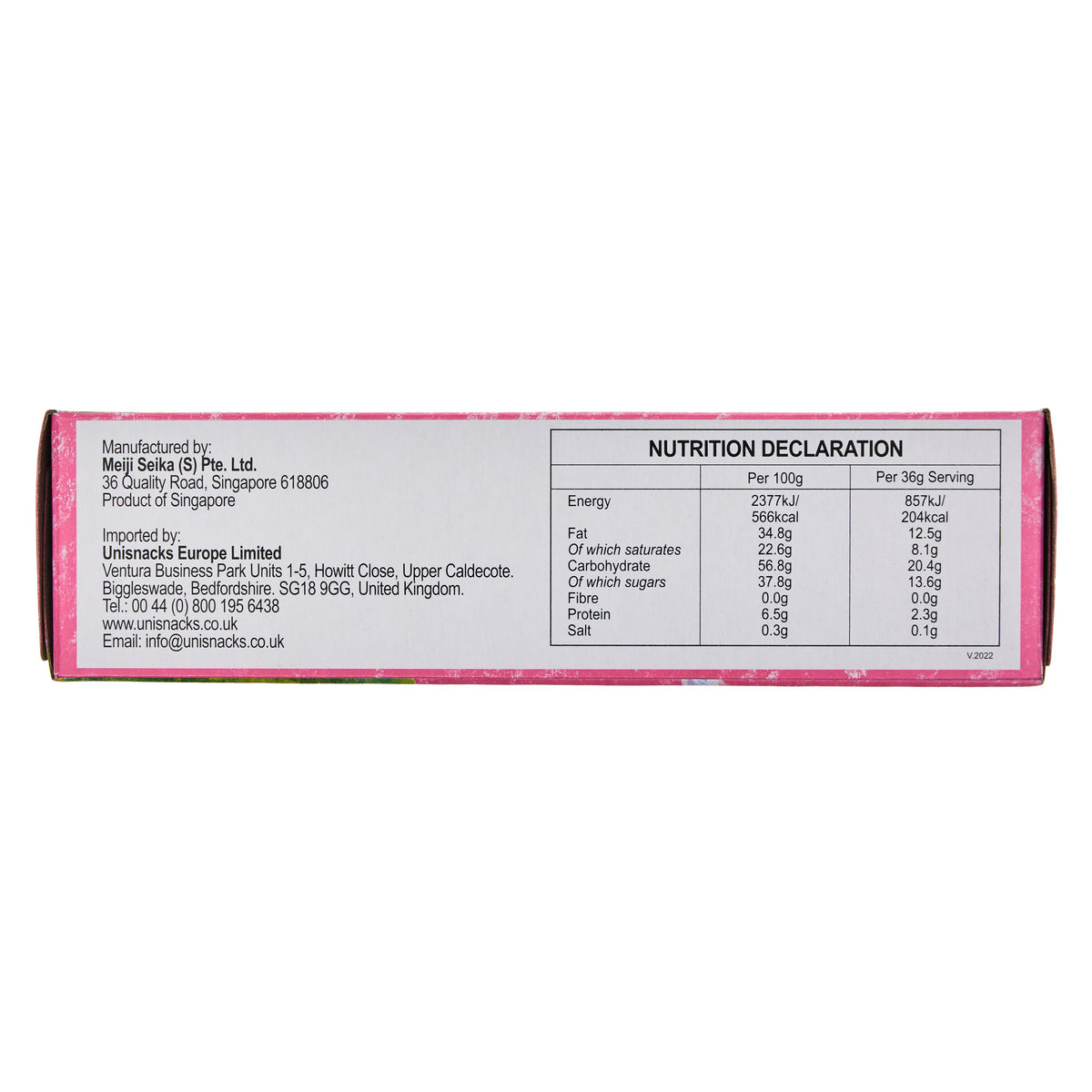Meiji Kinoko no Yama Chocorooms Strawberry Chocolate Biscuits