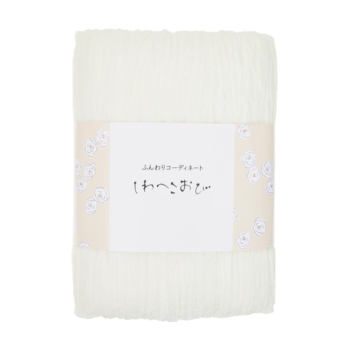 Heko obi waist belt cream white
