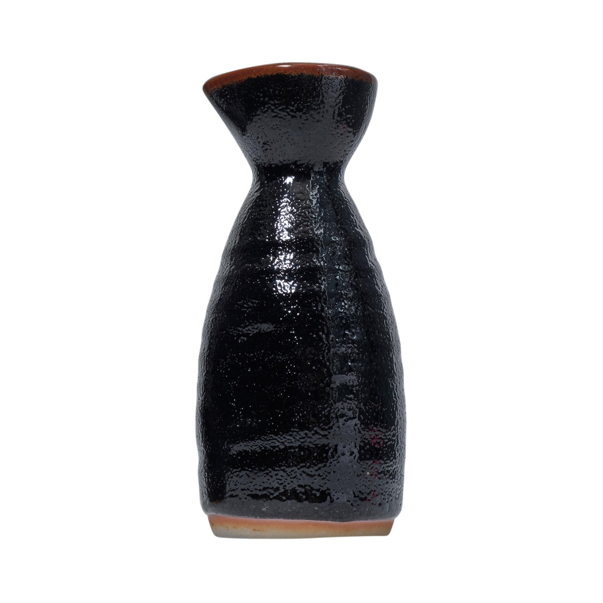 Saito Toen Yuzu Tenmoku Black Sake Bottle