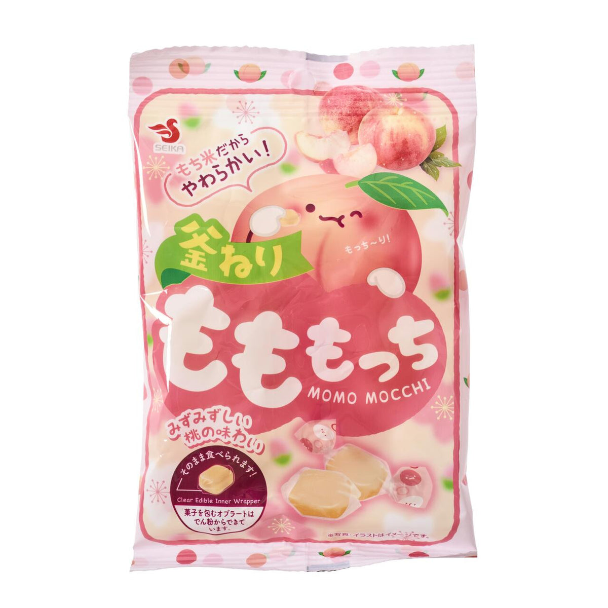 Seika peach soft candy momo mocchi