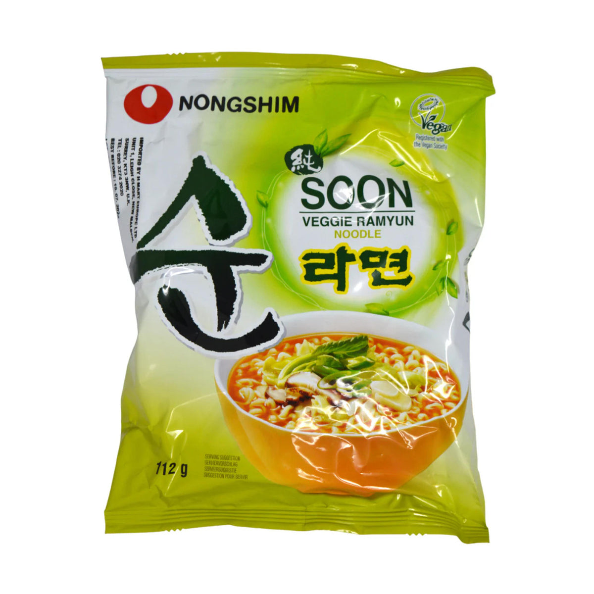 Nong shim soon veggie ramyun noodles 1