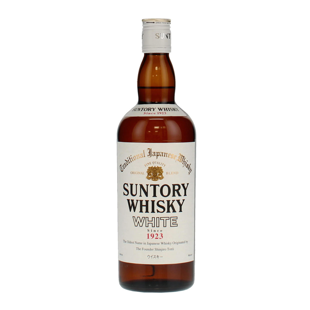 Suntory whisky white